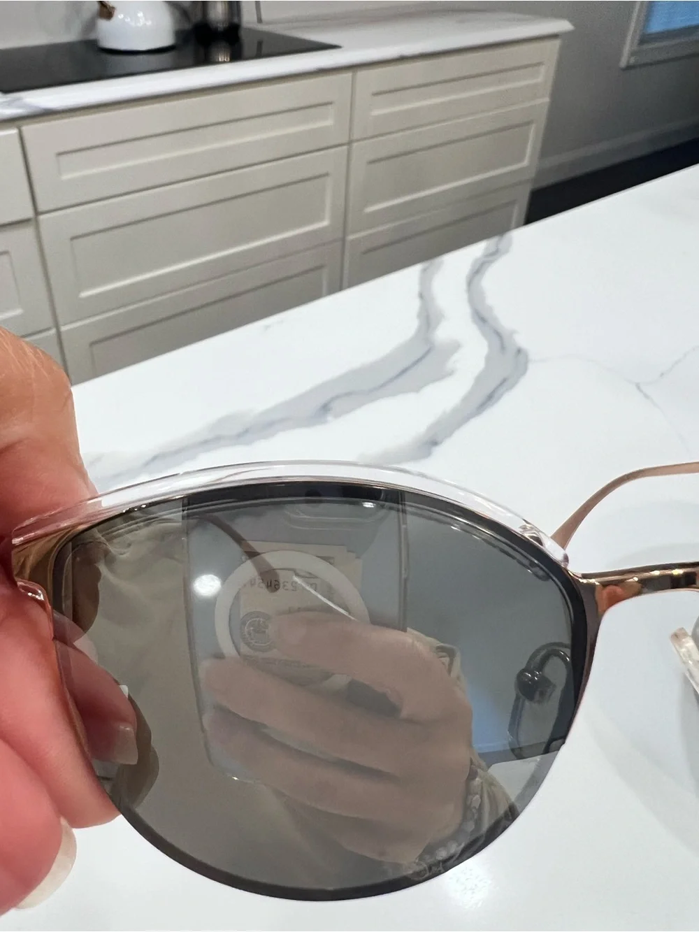 Michael Kors MK1088 Magnolia Rose Gold Cat Eye Sunglasses ✨